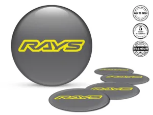 Rays Gewölbtes Label Ausgabe Hochwertige Felgendekoration